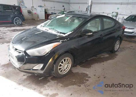 2012 Hyundai Elantra Limited z USA, uszkodzony, nr VIN 5NPDH4AE2CH086432